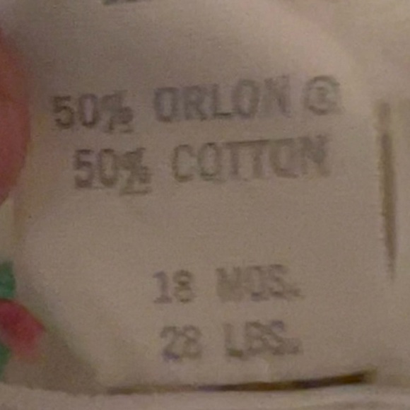 Little World Vintage 18 Month Short Sleeve White Sweater Dress - Picture 4 of 4